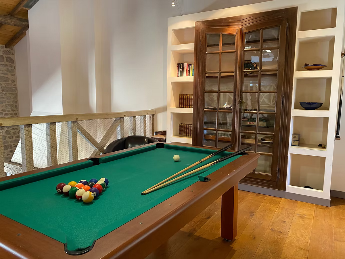 Billiards and library