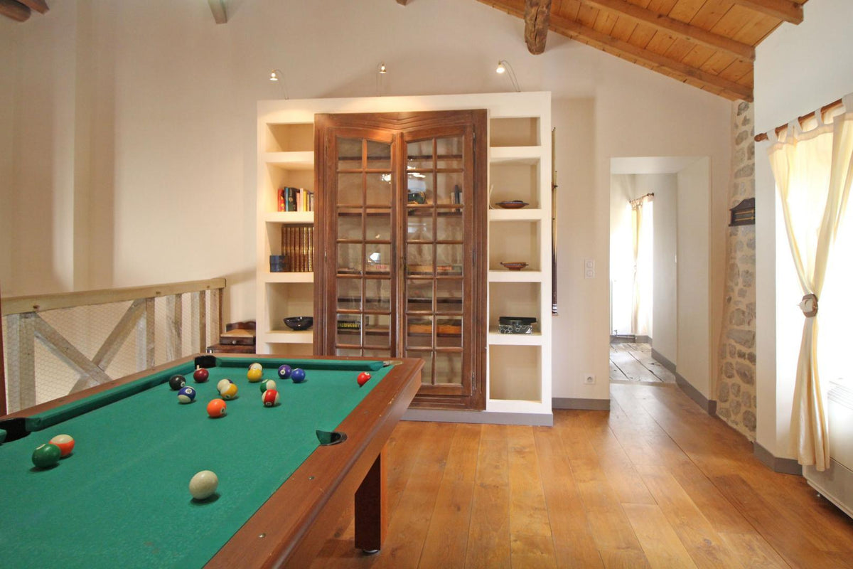 Billiards and library