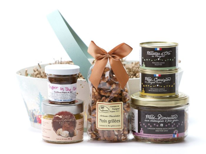 Basket of local products
